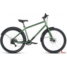 Велосипед Forward SPIKE 27,5 D (27,5 8 ск. рост. 18) 2023, зеленый/черный