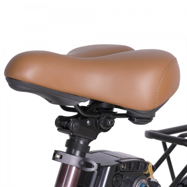 Электровелосипед HIPER Engine B62 (2021) коричневый/металик