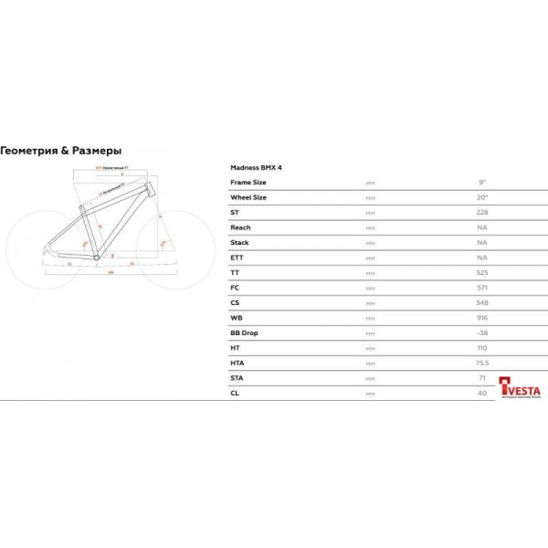Велосипед Stark Madness BMX 4 2024 (серо-фиолетовый/черный/фиолетовый)