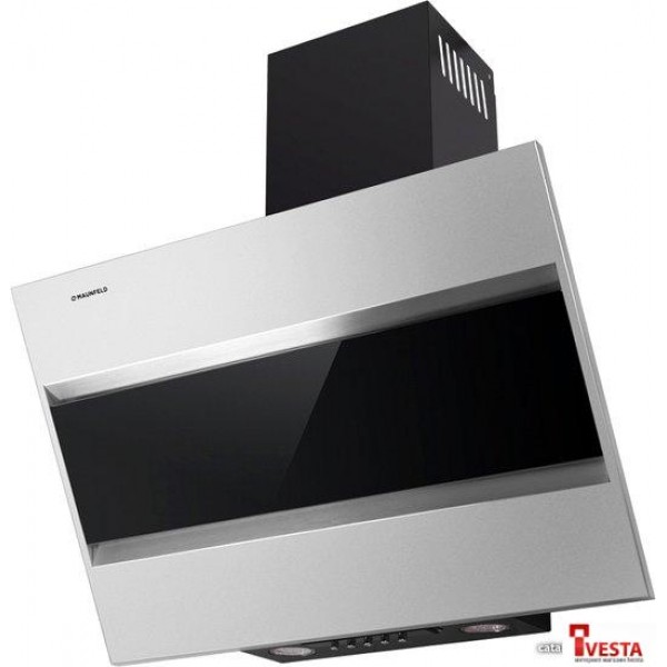 Кухонная вытяжка MAUNFELD Bridge 60 (нержавеющая сталь/черное стекло)