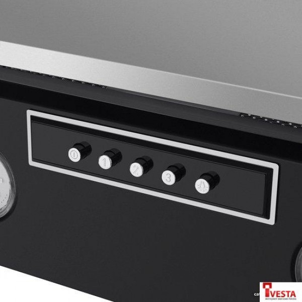 Кухонная вытяжка MAUNFELD Bridge 60 (нержавеющая сталь/черное стекло)