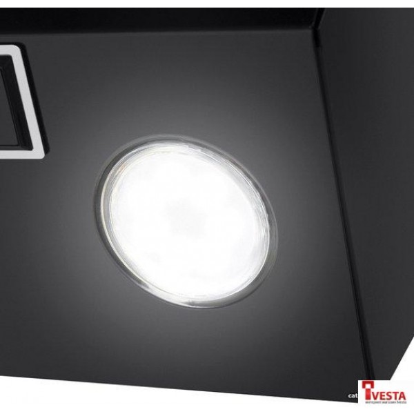 Кухонная вытяжка MAUNFELD Bridge 60 (нержавеющая сталь/черное стекло)