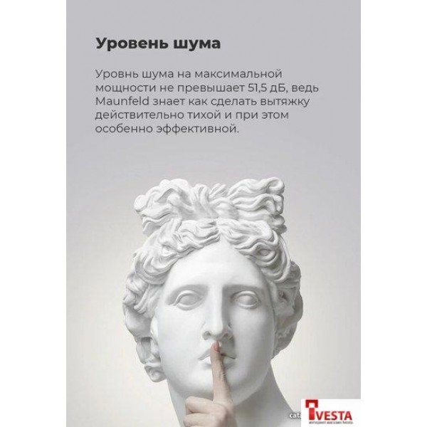 Кухонная вытяжка MAUNFELD Bridge 60 (нержавеющая сталь/черное стекло)