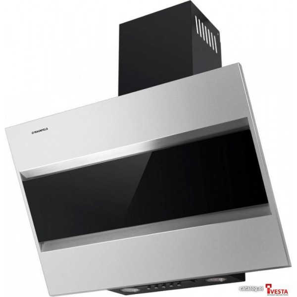 Кухонная вытяжка MAUNFELD Bridge 60 (нержавеющая сталь/черное стекло)