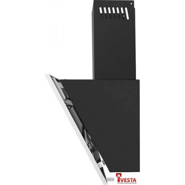 Кухонная вытяжка MAUNFELD Bridge 60 (нержавеющая сталь/черное стекло)