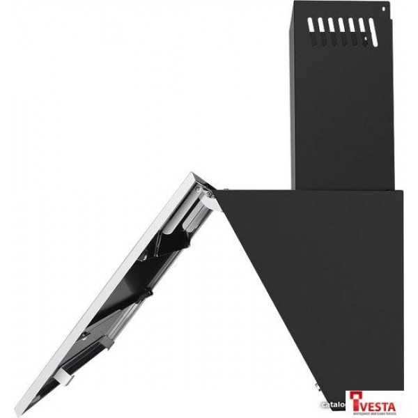 Кухонная вытяжка MAUNFELD Bridge 60 (нержавеющая сталь/черное стекло)